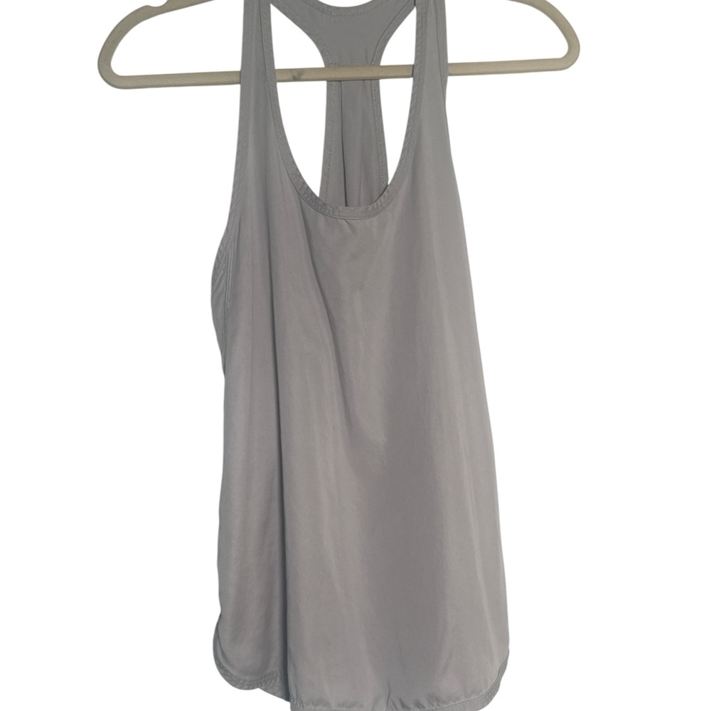 Lululemon athletica XS Gray racerback Tank Top workout activewear